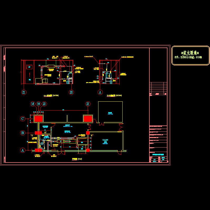 柴油机房平、剖面图（动施）.dwg