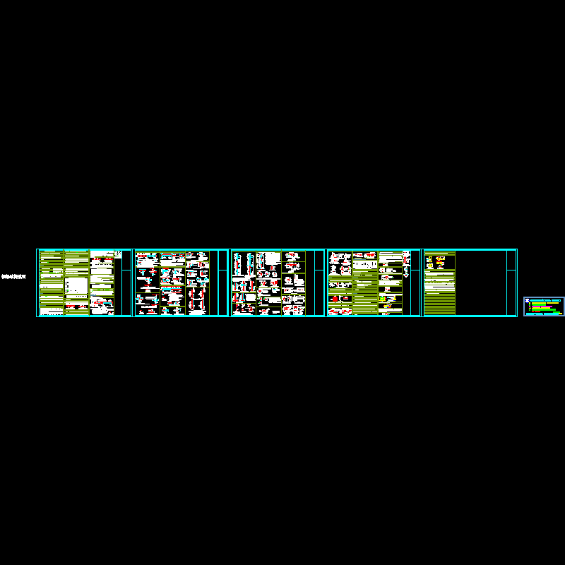 [CAD图]框架结构说明(dwg)