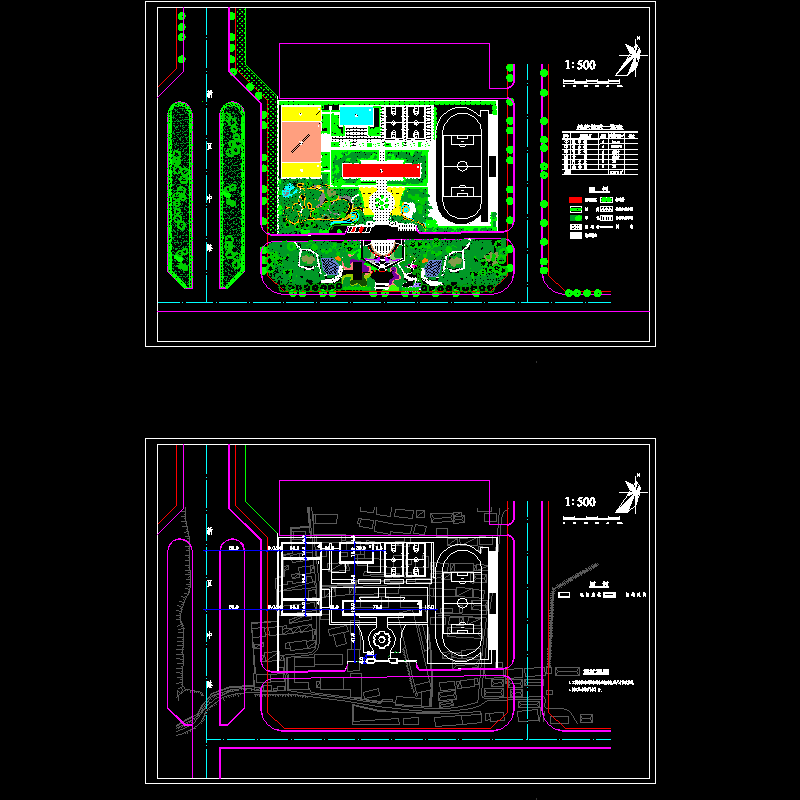 某校园规划施工图.dwg