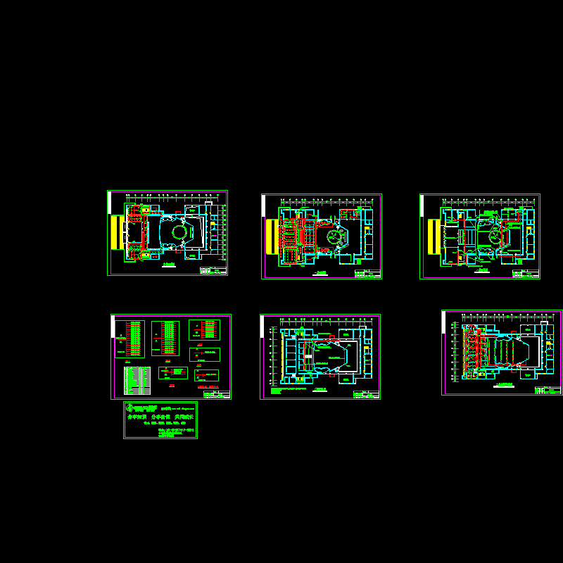 2层娱乐城强电平面CAD施工图纸(dwg)