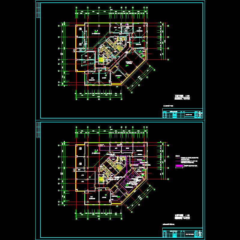 5层工艺接地平面、电力平面图纸(F10电CAD施工图纸-电力图纸)(dwg)