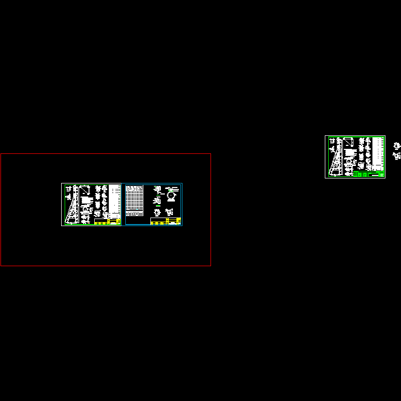 25米支撑杆杆体设计CAD图纸(dwg)