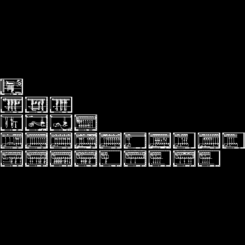 真空炉全套CAD图纸(控制原理图)(dwg)