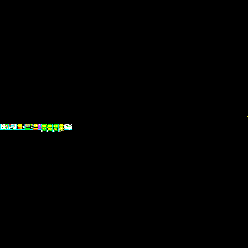 5层框架结构CAD施工图纸(dwg)