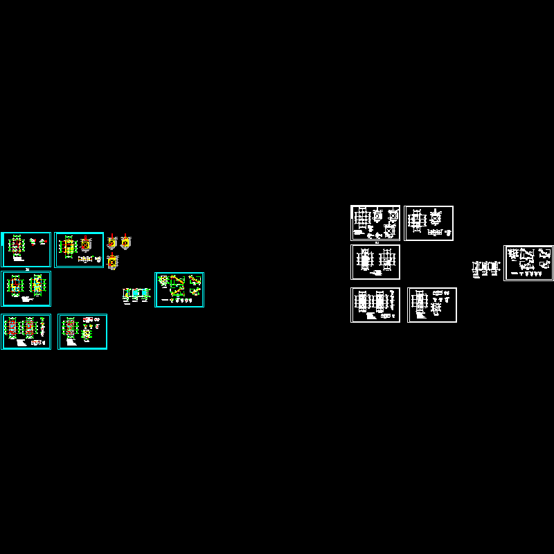 商住楼结构CAD图纸(独立柱基础)(dwg)