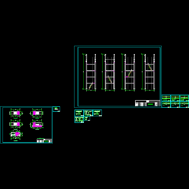 钢平台放样图.dwg