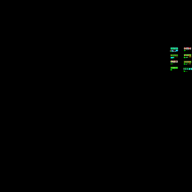 4层底框宿舍结构CAD施工图纸(dwg)(二级结构安全)