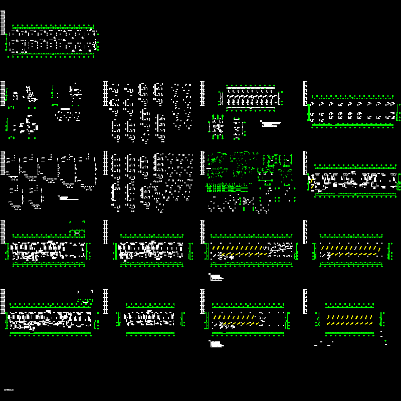 中学教学楼全套结构CAD图纸(dwg)