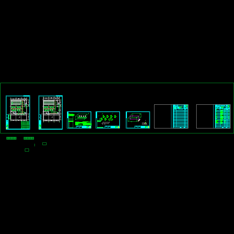 水泵房CAD施工大样图(02s404)(dwg)