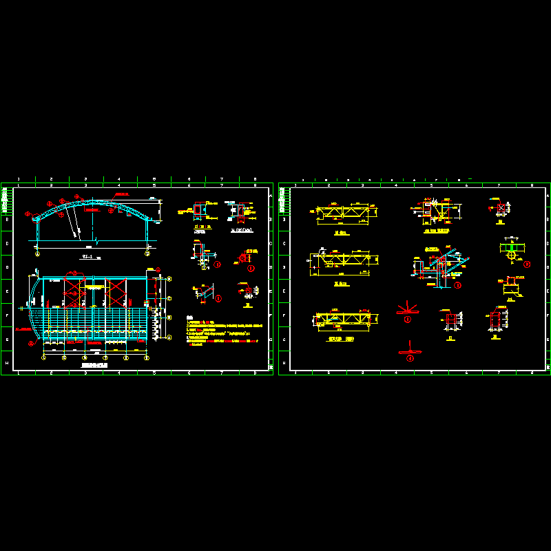 钢管拱形屋架 - 1