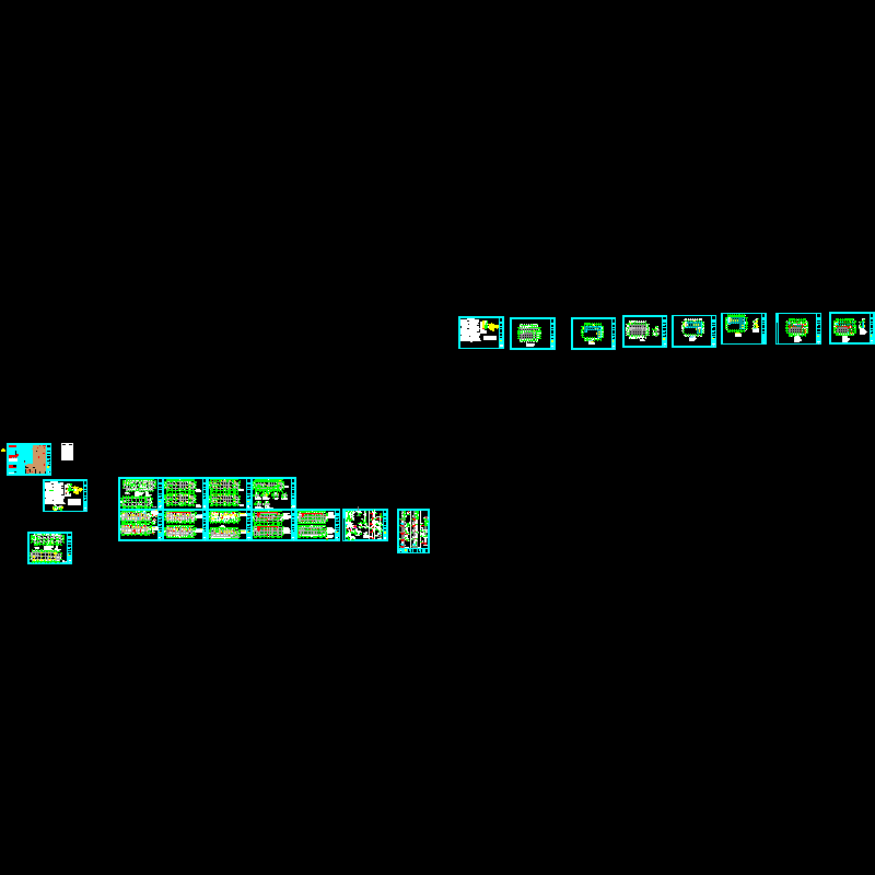 5层教学楼框架结构CAD施工图纸(dwg)(8度抗震)(桩基础)(二级结构安全)