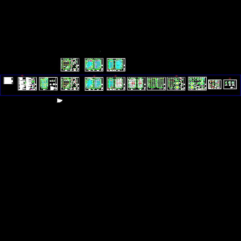 改扩建项目厨房结构CAD施工大样图(dwg)(8度抗震)(丙级条形基础)