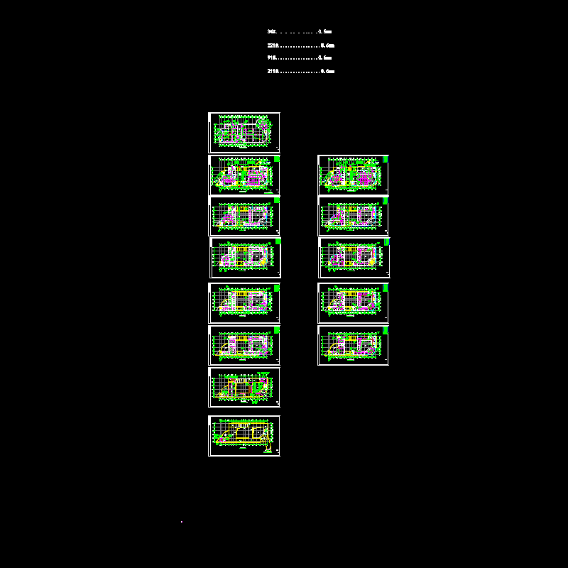 多层办公楼舒适性空调系统设计施工图（含负荷计算）.dwg