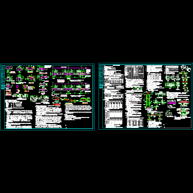 框架私宅结构设计说明(CAD图纸)(dwg)