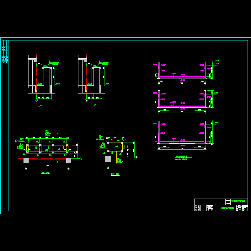 人防竖井盖板,汽车坡道详图.dwg