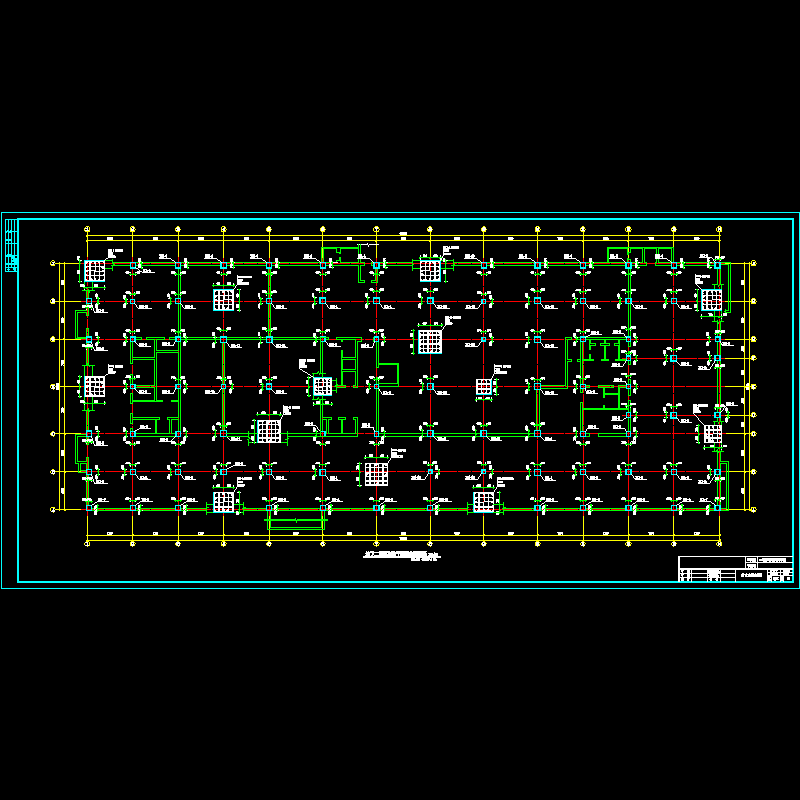 地下二层柱配筋图.dwg