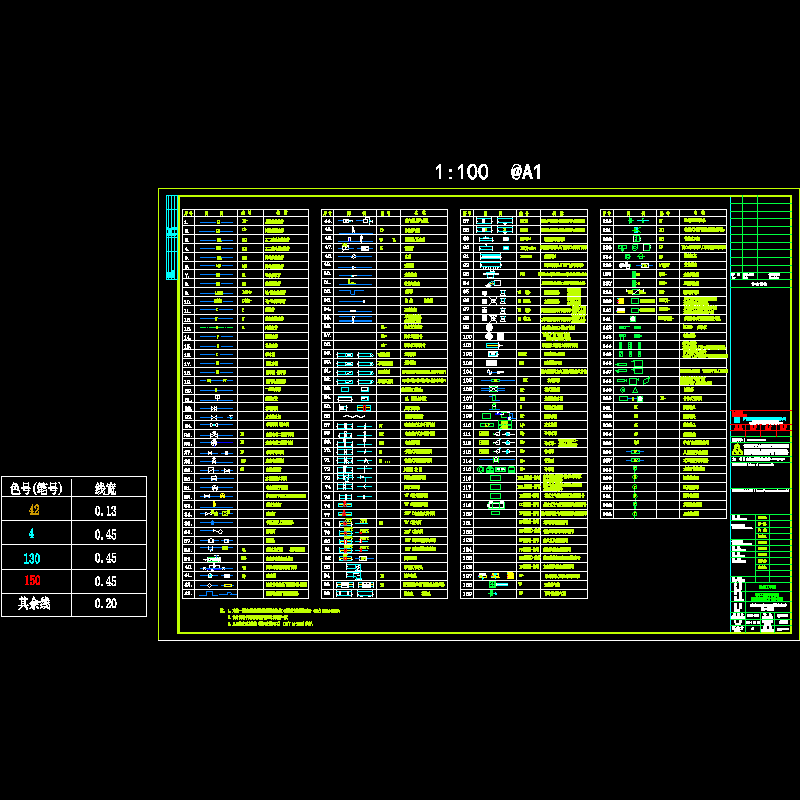 空施z00-005 采暖通风空调及防排烟设计统一图例.dwg