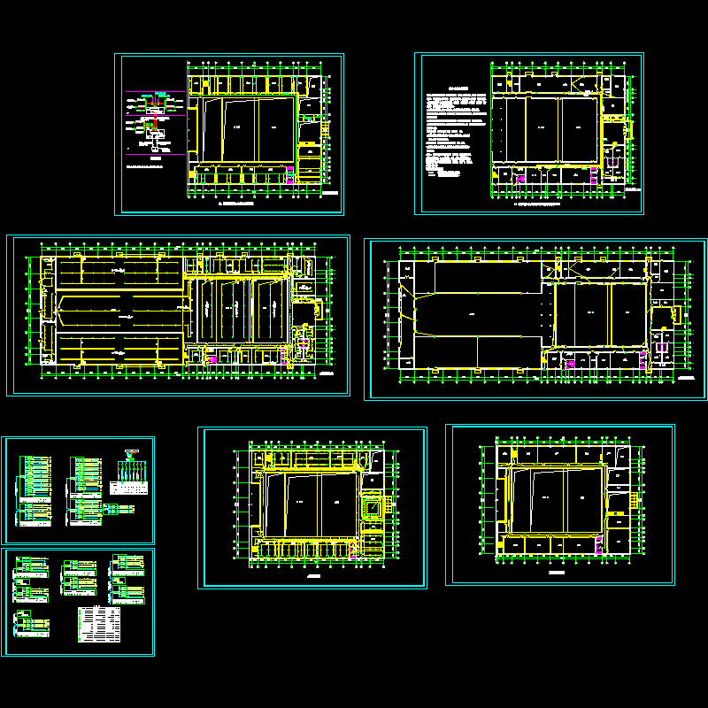 [CAD图]液体奶车间电气(综合布线系统)(dwg)