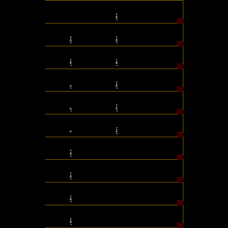 18层框架剪力墙结构住宅结构CAD施工大样图(dwg)(6度抗震)(二级结构安全)