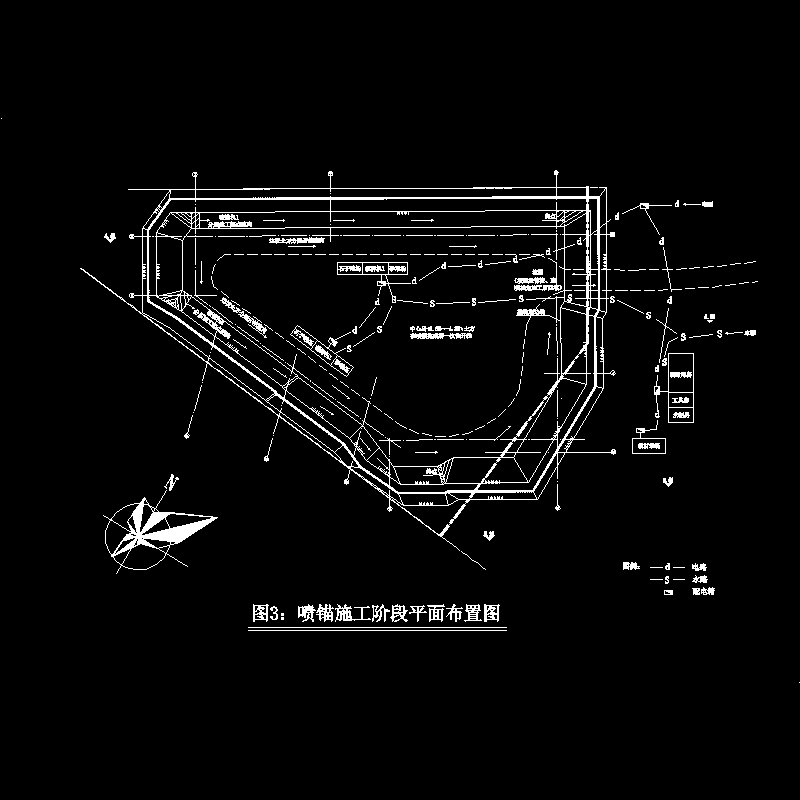 3.喷锚施工阶段平面布置图.dwg