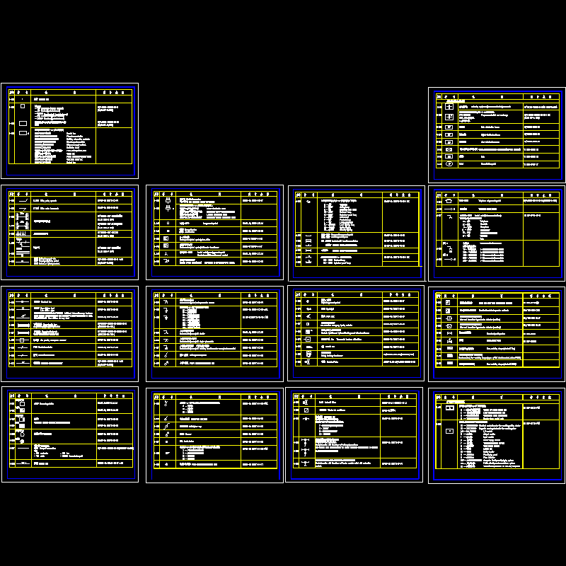 [CAD图]国标符号4(dwg)