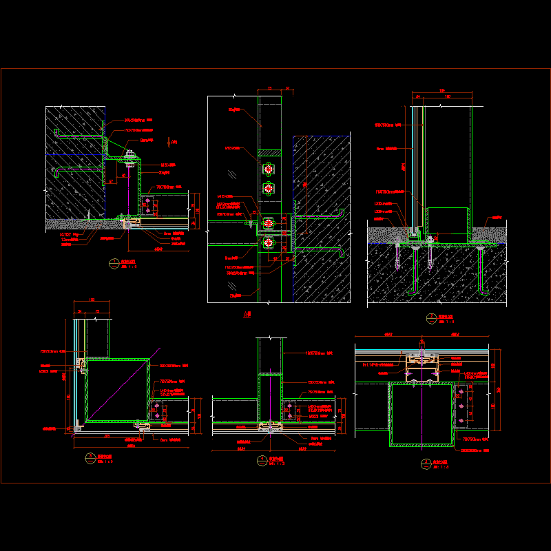 练馆观光电梯节点图.dwg