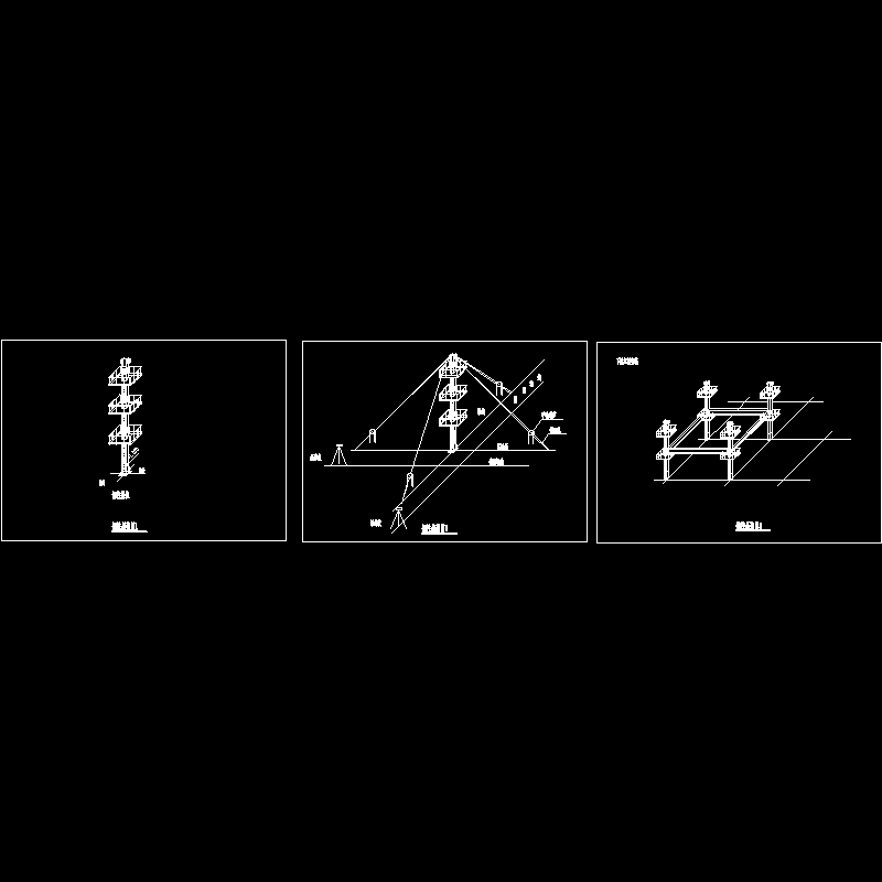 钢柱吊装节点构造CAD详图纸(dwg)