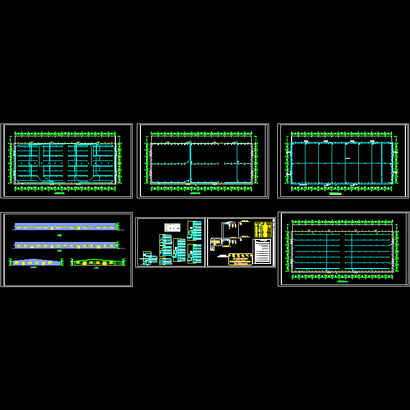 木业厂房电气CAD图纸(dwg)