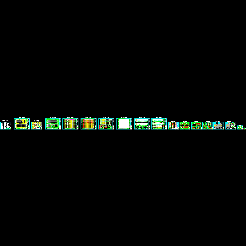 门式刚架部件车间结构设计CAD图纸(dwg)