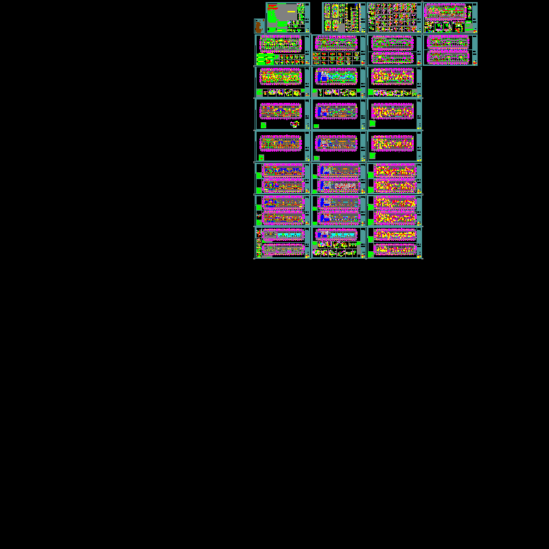 7层框架剪力墙结构住宅结构CAD施工大样图（闷顶）(dwg)(6度抗震)