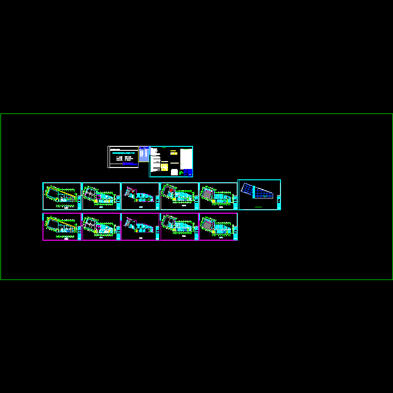 孵化中心CAD图纸给排水(dwg)