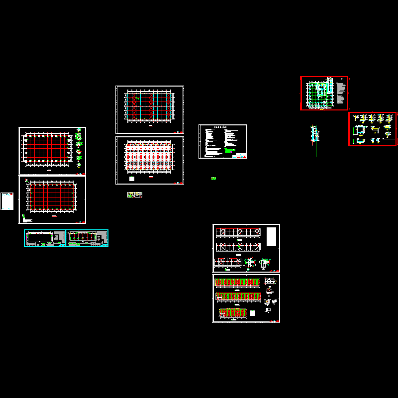 外资公司综合厂房结构CAD施工图纸(dwg)(独立基础)