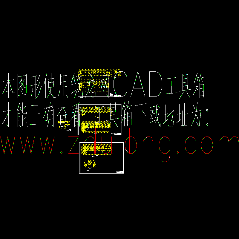 5层框架结构厂房结构CAD施工图纸(dwg)