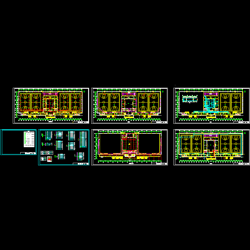 体育馆电气设计图纸 - 1