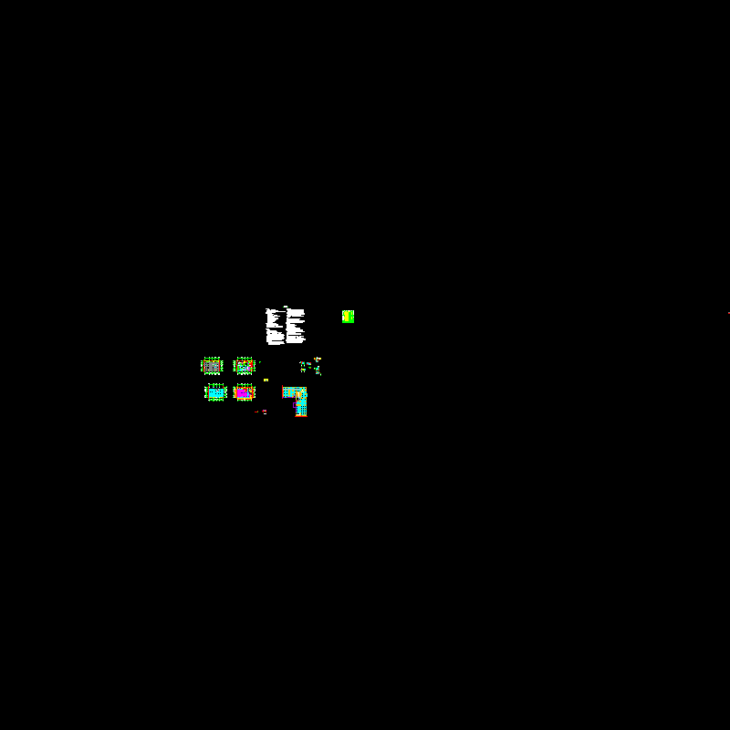 商铺教区钢混结构CAD施工图纸(dwg)(二级结构安全)