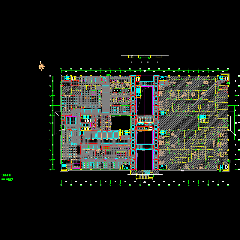 医技楼1层总平面.dwg