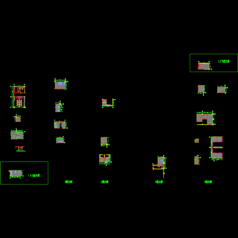 医技楼大样,给排水系统图.dwg