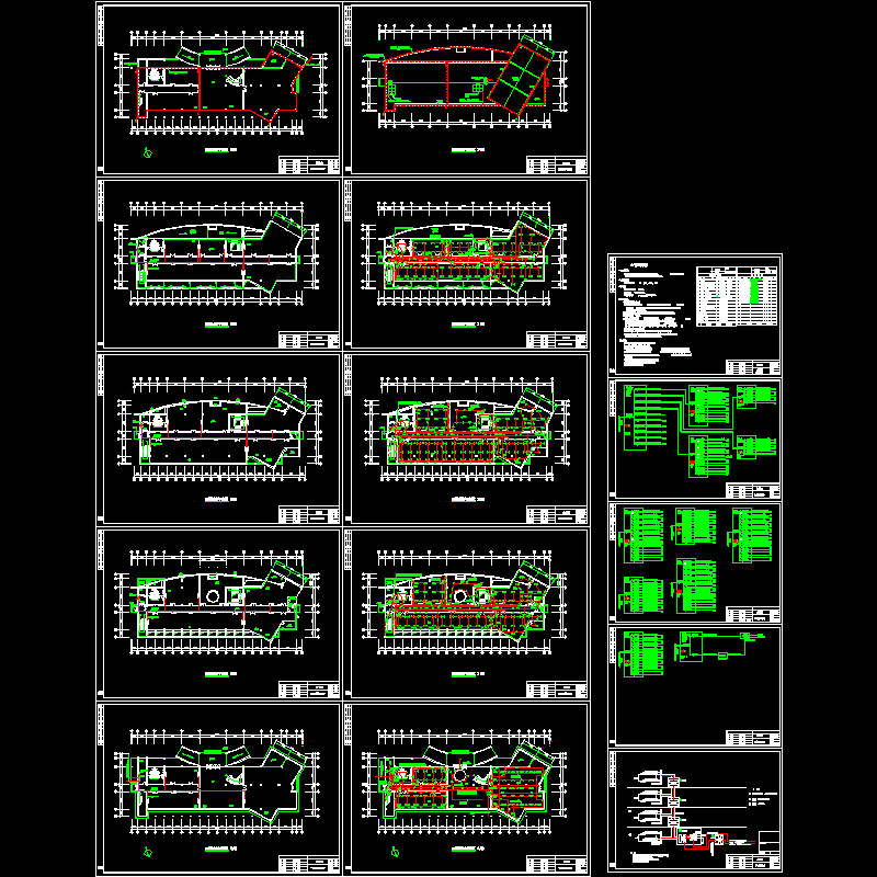 [CAD图]综合车间(办公)电气(基础接地)(dwg)