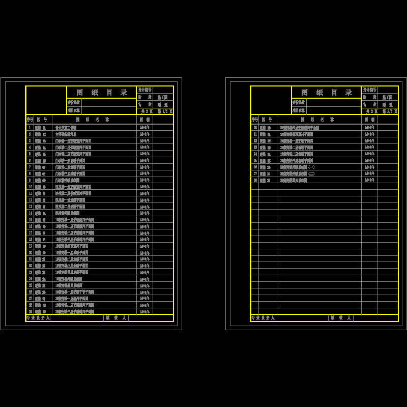 目录.dwg