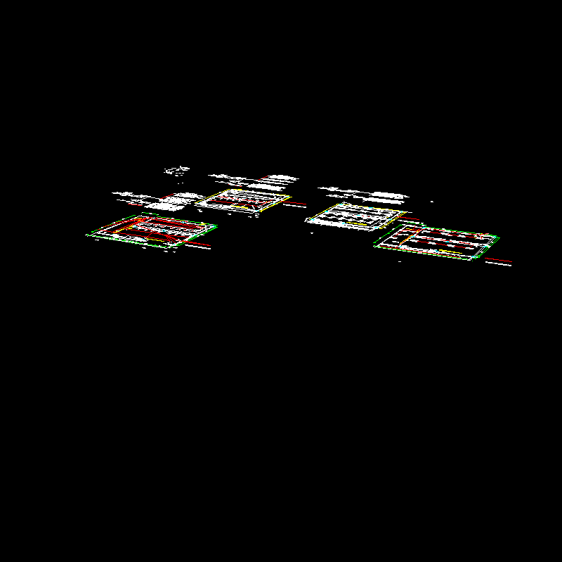 [CAD图]中行美华储蓄所电器平面(dwg)