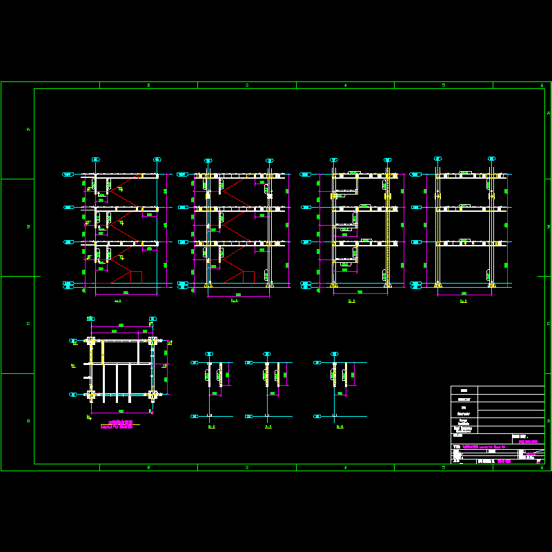 ccb-ga-10019-2#楼梯布置图 layout for stair 2#.dwg
