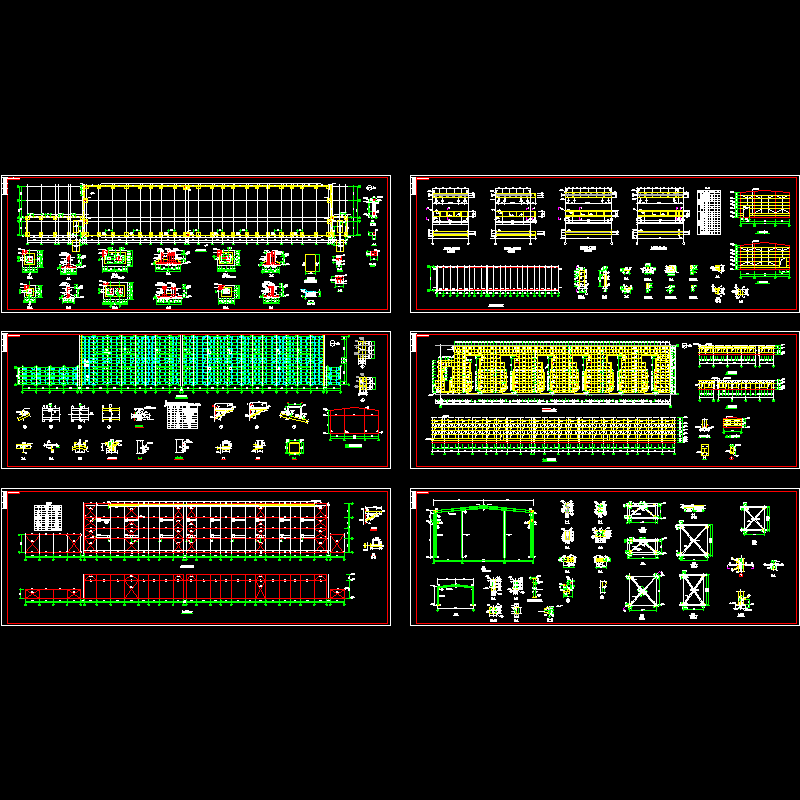钢架厂房设计图纸 - 1