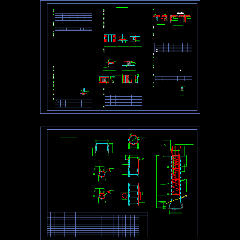 [CAD图]框剪住宅结构设计说明(dwg)