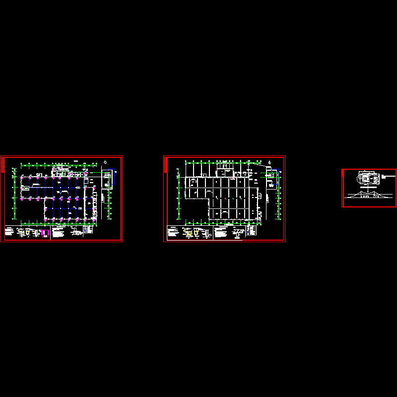 el-17~18厂房接地平面及天面防雷平面.dwg