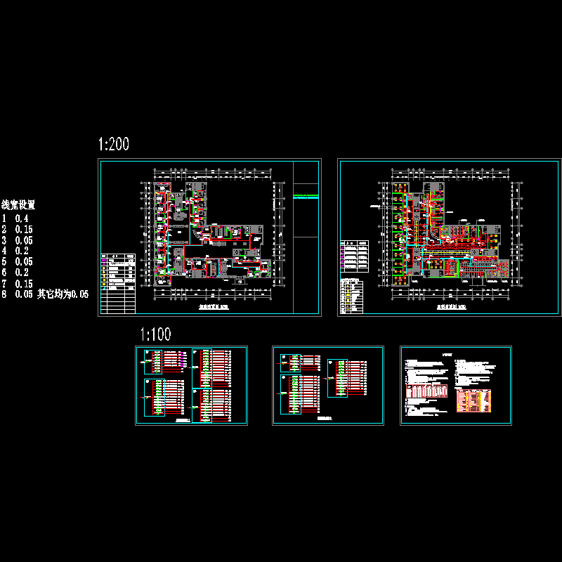 医院配电CAD图纸(dwg)