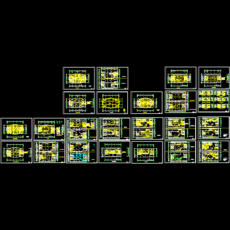 25层办公楼电气全套CAD图纸(二)(dwg)