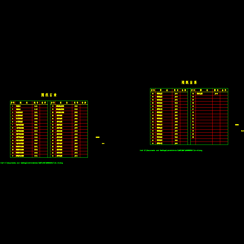 目录.dwg