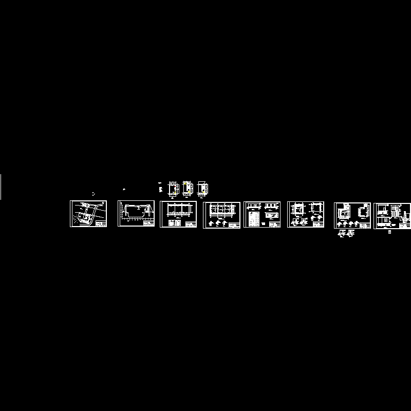 水务局专用站工程CAD图纸(底层平面图)(dwg)