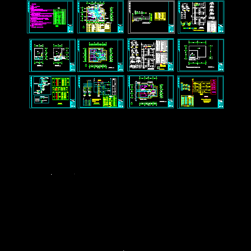 锅炉房全套CAD图纸(dwg)