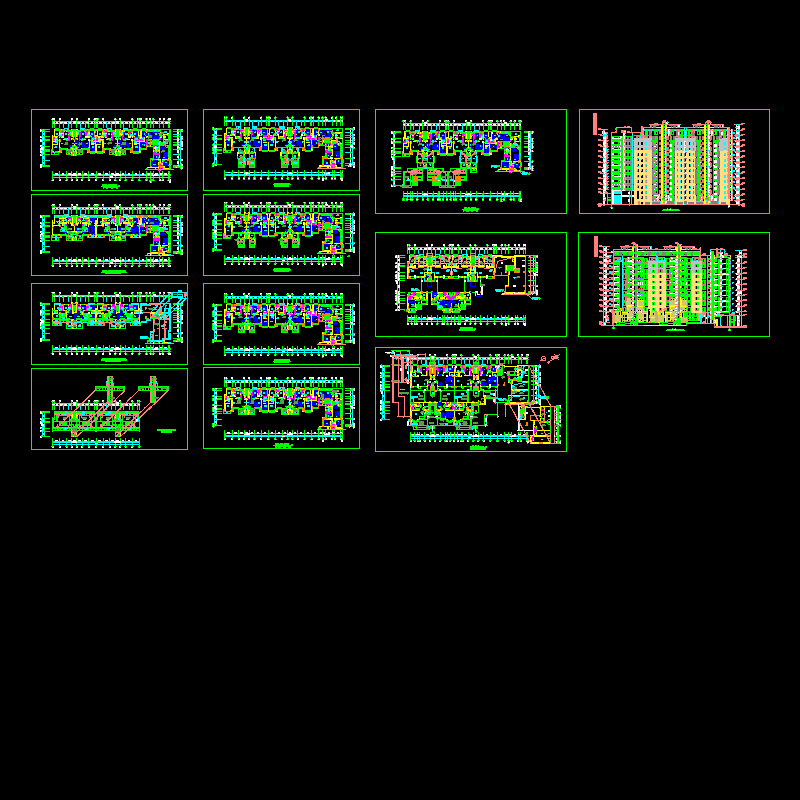 高层住宅建筑图纸 - 1